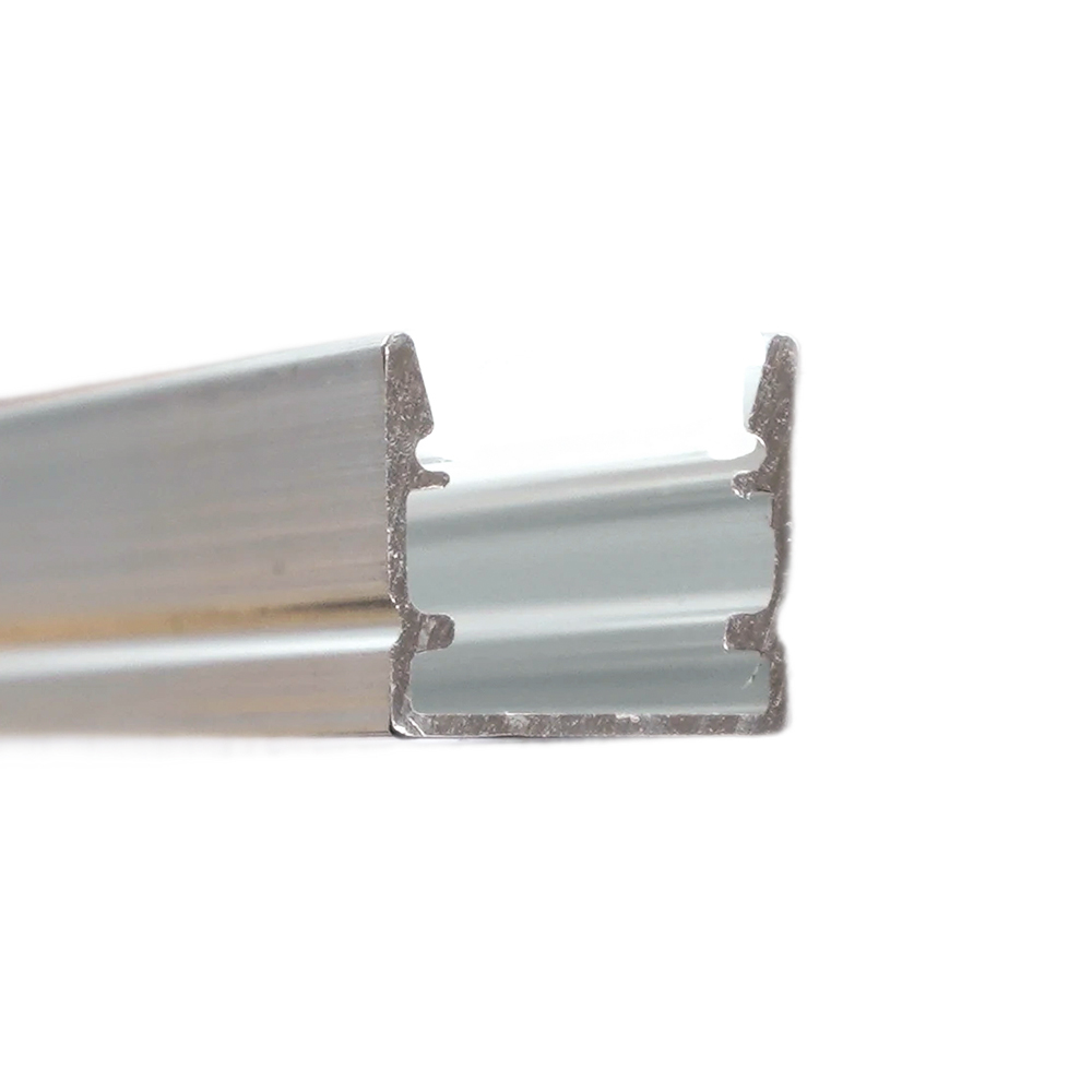 Купить Профиль алюминиевый накладной, 10х10мм, серебро, CAB243 (в комплекте с матовым экраном, 2 заглушками, 4 крепежами) FERON по цене производителя в официальном интернет-магазине shop.feron.ru