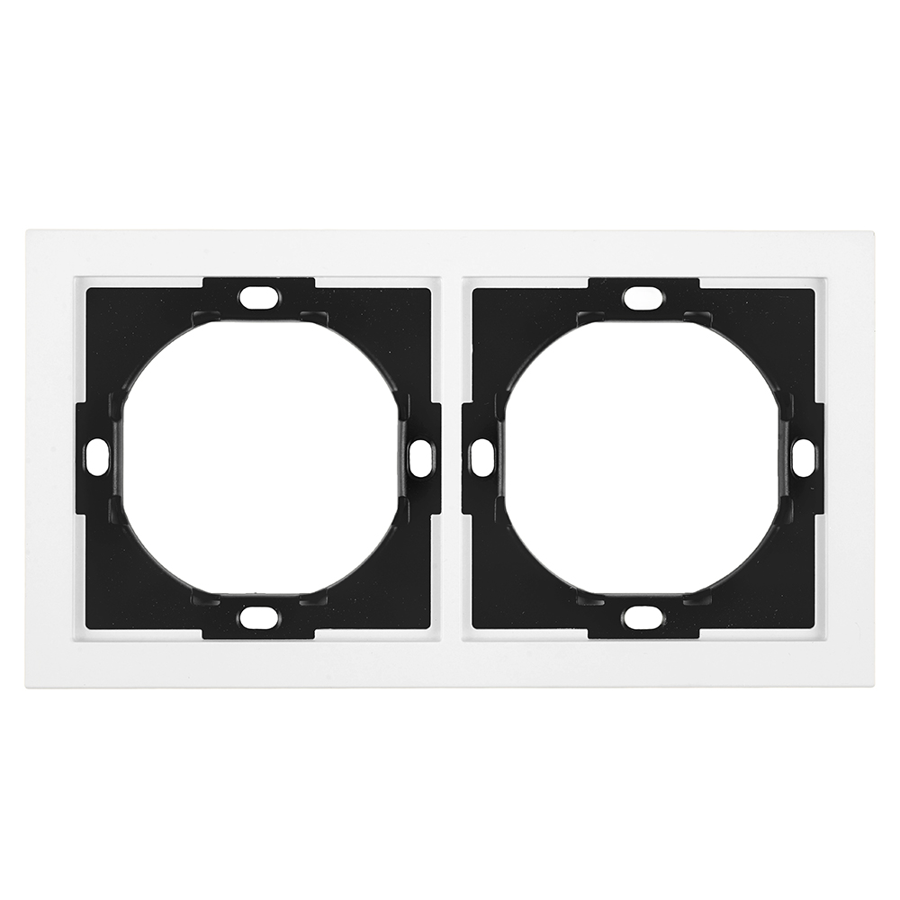 Рамка 2-местная, STEKKER, PFR00-3002-01, серия Мия, белая магнолия от компании Stekker