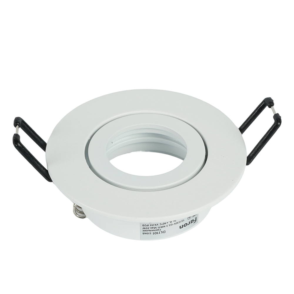 Светильник встраиваемый Feron DL1101 потолочный MR11 G5.3, GU10 белый от компании Ферон за 