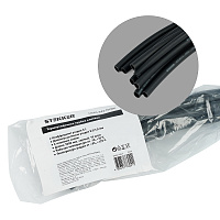 Термоусадочная трубка клеевая STEKKER HSTG-953-100BK, длина 100 см., коэф. усадки 3:1 39754