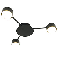 Светильник потолочный GX53 15Wx3, 230V, черный, AL272 GELA  Feron 53106