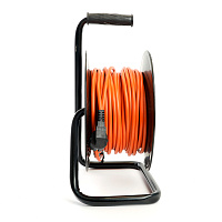 Удлинитель на катушке Stekker STD03-44-50 Standart 4-местный с/з ПВС 3*1,5, оранжевый, 16А, IP44, 50м (80104) 50173