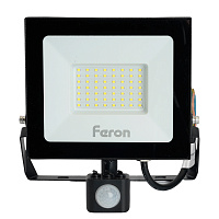 Светодиодный прожектор Feron с датчиком LL-908 IP44 50W 6400K 29558 Светодиодный прожектор Feron с датчиком LL-908 IP44 50W 6400K 29558