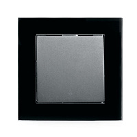 Переключатель 1-клавишный STEKKER GLS10-7005-05, 250В, 10А, серия Катрин, черный 39507 Переключатель 1-клавишный STEKKER GLS10-7005-05, 250В, 10А, серия Катрин, черный 39507