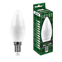 Лампа светодиодная SAFFIT SBC3709 Свеча E14 9W 230V 2700K 55078 Лампа светодиодная SAFFIT SBC3709 Свеча E14 9W 230V 2700K 55078