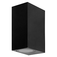 Светильник садово-парковый Feron.ONE DH051-P,на стену, 2*GU10 220-240V, черный пластик 51546 Светильник садово-парковый Feron.ONE DH051-P,на стену, 2*GU10 220-240V, черный пластик 51546