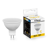 Лампа светодиодная Feron LB-24 MR16 G5.3 5W 175-265V 2700K 25127 Лампа светодиодная Feron LB-24 MR16 G5.3 5W 175-265V 2700K 25127