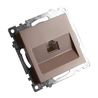 Розетка компьютерная 1-местная RJ-45 (механизм), STEKKER GLS00-7107-02, серия Катрин, шампань 39599 Розетка компьютерная 1-местная RJ-45 (механизм), STEKKER GLS00-7107-02, серия Катрин, шампань 39599