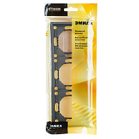 Рамка STEKKER, PFR00-5003-09 3-местная, серия Эмили, антрацит, soft touch 49938