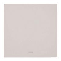 Выключатель 1-клавишный c индикатором (механизм), STEKKER, 250В, 10А, серия Мия, RSW10-3101-08, пудровый жемчуг 50475