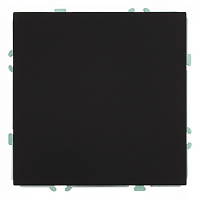 Переключатель 1-клавишный (механизм), СЗК, STEKKER, 250В, 10A, серия Эмили, RSW10-5105-05ZK, черный уголь, soft touch 50248