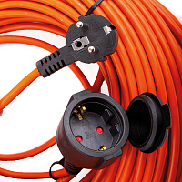 STD08-31-10 Удлинитель-шнур 1-местный ПВС с/з 3*1,5мм2, IP54, 10м, 16А, серия Standart 50343