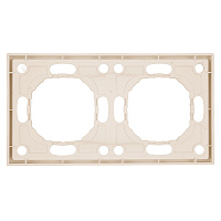 Рамка STEKKER, PFR00-5002-08 2-местная, серия Эмили, кашемир, soft touch 49911