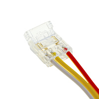 Соединитель лента-блок питания 12мм для CCT COB ленты шириной 10 мм, LD173  Артикул 52004