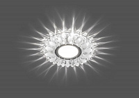 Светильник встраиваемый с белой LED подсветкой Feron CD914 потолочный MR16 G5.3 прозрачный-матовый Светильник встраиваемый с белой LED подсветкой Feron CD914 потолочный MR16 G5.3 прозрачный-матовый