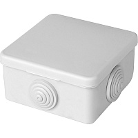 Коробка разветвительная STEKKER EBX10-24-44, 75*75*44мм, 250/380В, 10А, 4 ввода, IP53, белая (КЭМ 3-10-4 (П)) 32747 Коробка разветвительная STEKKER EBX10-24-44, 75*75*44мм, 250/380В, 10А, 4 ввода, IP53, белая (КЭМ 3-10-4 (П)) 32747