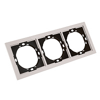Рамка 3-местная, STEKKER, серия Мия, PFR00-3003-08, пудровый жемчуг 50488
