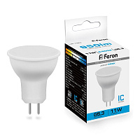 Лампа светодиодная Feron LB-760 MR16 G5.3 11W 175-265V 6400K 38139 Лампа светодиодная Feron LB-760 MR16 G5.3 11W 175-265V 6400K 38139
