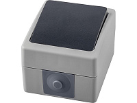 Выключатель 1-клавишный STEKKER, PSW10-111-54, открытой установки, 250В, 10А, IP54, серый/графит 32752 Выключатель 1-клавишный STEKKER, PSW10-111-54, открытой установки, 250В, 10А, IP54, серый/графит 32752