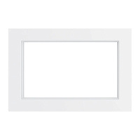 Рамка 2-местная (без перемычки), стекло, STEKKER, GFR00-7012-01, серия Катрин, белый 39566