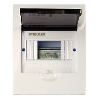 Бокс встраиваемый STEKKER EBX50-4/06-50 6 модулей, пластик, серия ArcaLight 50509