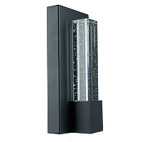 Светильник уличный светодиодный Feron DH2201 Катар 5W, 90*43*210мм, 3000К, черный (на стену вверх) 53093