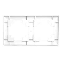 Рамка STEKKER, PFR00-7002-03 2-местная, пластик, серия Катрин, серебро 39798 Рамка STEKKER, PFR00-7002-03 2-местная, пластик, серия Катрин, серебро 39798