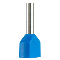 LD406-0508 Наконечник штыревой втулочный изолированный НШВИ(2) 0,5-8 (DIY упаковка 25 шт) 50710