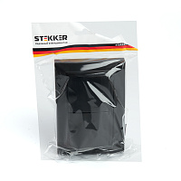 Розетка 2-местная с/з с крышкой, STEKKER, PST16-9015-03, 250В, 16А, серия Эрна, черный 49138 Розетка 2-местная с/з с крышкой, STEKKER, PST16-9015-03, 250В, 16А, серия Эрна, черный 49138
