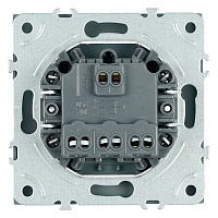 Выключатель 3-клавишный (механизм), STEKKER, 250В, 10А, серия Эмили, RSW10-5108-09, антрацит, soft touch 49922