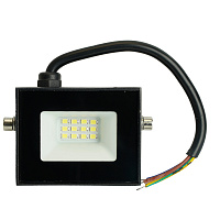 Светодиодный прожектор SAFFIT SFL51-10 IP65 10W 6500K черный 51191 Светодиодный прожектор SAFFIT SFL51-10 IP65 10W 6500K черный 51191