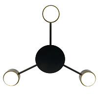 Светильник потолочный GX53 15Wx3, 230V, черный, AL272 GELA  Feron 53106