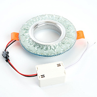 Светильник встраиваемый с белой LED подсветкой Feron CD903 потолочный MR16 G5.3 белый Светильник встраиваемый с белой LED подсветкой Feron CD903 потолочный MR16 G5.3 белый