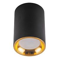 Светильник потолочный Feron ML175 MR16 GU10 35W 230V, черный, золото 32633 Светильник потолочный Feron ML175 MR16 GU10 35W 230V, черный, золото 32633