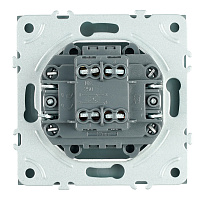 Переключатель перекрестный 1-клавишный (механизм), STEKKER, 250В, 10А, серия Эмили, RSW10-5110-05, черный уголь, soft touch 49845