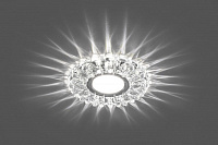 Светильник встраиваемый с белой LED подсветкой Feron CD914 потолочный MR16 G5.3 прозрачный Светильник встраиваемый с белой LED подсветкой Feron CD914 потолочный MR16 G5.3 прозрачный