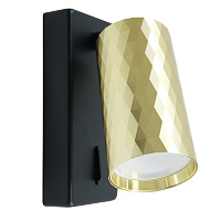 Светильник Feron ML1880 PRISM 35W, 230V, GU10, золото и чёрный  артикул 48671 Светильник Feron ML1880 PRISM 35W, 230V, GU10, золото и чёрный  артикул 48671