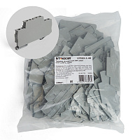LD563-1-40 Торцевая заглушка для ЗНИ LD555 4 мм²  (JXB ST 4), серый STEKKER 39990 LD563-1-40 Торцевая заглушка для ЗНИ LD555 4 мм²  (JXB ST 4), серый STEKKER 39990