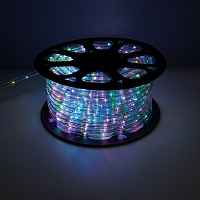 Дюралайт светодиодный Feron LED-R2W 2-х жильный, RGB 1,44Вт/м 24LED/м 50м 230V  артикул 41031 Дюралайт светодиодный Feron LED-R2W 2-х жильный, RGB 1,44Вт/м 24LED/м 50м 230V  артикул 41031