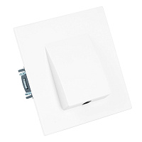 Кабельный вывод (механизм), STEKKER, серия Мия,  RST00-3119-01, белая магнолия 50466