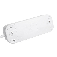 Удлинитель трехместный с/з  STEKKER HM06-31-03 3x1мм2, 3м, серия Home (У10-002), белый 49348