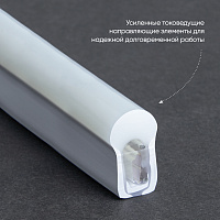 Cветодиодная LED лента Feron LS720 неоновая, 120SMD(2835)/м 9.6Вт/м 50м 220V 4000К IP67 Cветодиодная LED лента Feron LS720 неоновая, 120SMD(2835)/м 9.6Вт/м 50м 220V 4000К IP67