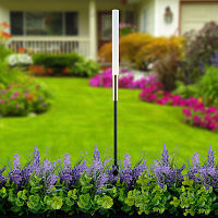 Светильник уличный светодиодный Feron DH2101, 1W, DC24V, низковольтный, 3000K, черный/золотой, 15*15*393  52190