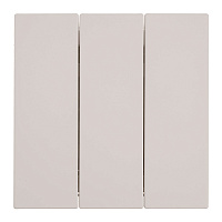 Выключатель 3-клавишный (механизм), STEKKER, 250В, 10А, серия Мия, RSW10-3108-08, пудровый жемчуг 50474