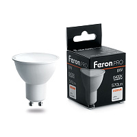 Лампа светодиодная Feron.PRO LB-1608 GU10 8W 175-265V 6400K 38094 Лампа светодиодная Feron.PRO LB-1608 GU10 8W 175-265V 6400K 38094