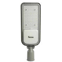 Светодиодный уличный консольный светильник Feron SP3050 100W 4000K 230V, серый 41269 Светодиодный уличный консольный светильник Feron SP3050 100W 4000K 230V, серый 41269