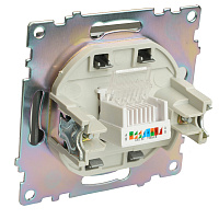 Розетка компьютерная 1-местная RJ-45 (механизм), серия Катрин, графит, GLS00-7107-06 49418 Розетка компьютерная 1-местная RJ-45 (механизм), серия Катрин, графит, GLS00-7107-06 49418