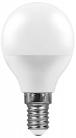 Лампа светодиодная Feron LB-550 Шарик E14 9W 175-265V 2700K 25801 Лампа светодиодная Feron LB-550 Шарик E14 9W 175-265V 2700K 25801