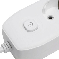 Удлинитель 3-местный c/з 3x1 мм2, 1,8 м, 250В, 10А, 2USB+1Type-C 2,4А, серия Home plus, белый STEKKER HM08-33-02 49970