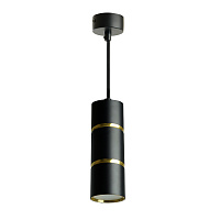 Светильник потолочный Feron ML1868  Barrel ZEN levitation на подвесе MR16 35W, 230V, чёрный, золото 55*180 48647 Светильник потолочный Feron ML1868  Barrel ZEN levitation на подвесе MR16 35W, 230V, чёрный, золото 55*180 48647